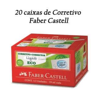 20 caixas de Corretivo Faber