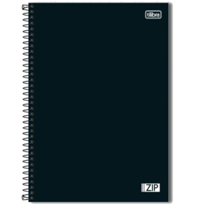 Caderno Espiral Capa Dura Zip, Tilibra, 80 folhas, Universitário (20x27 cm), 12 unidades