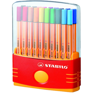 Caneta Hidrográfica Point 88, Stabilo, 20.8200, Estojo Color