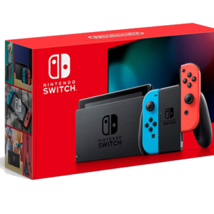 New Nintendo Switch Azul e Vermelho Neon