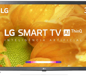 Smart TV LG LCD 32 com Comandos de Voz, WebOS 4.5, HD, HDR Ativo e Wi-Fi Preta