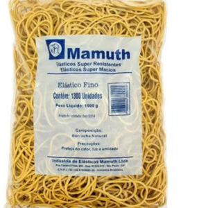 Elástico Látex 1000 Gramas Mamuth Pacote C/1200 Unidades
