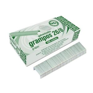 Grampo 26/6 galvanizado caixa com 5000 unidades para grampeador