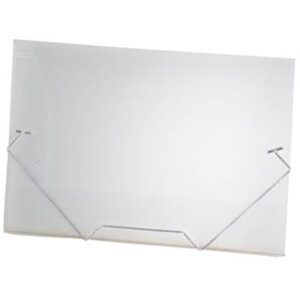 Pasta com aba elástico polipropileno Ofício transparente PT 1 UN